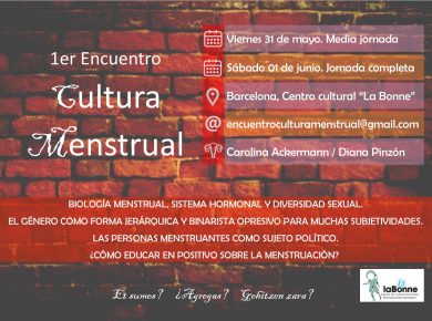1er Encuentro de Cultura Menstrual 2019