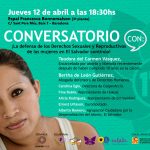 Dijous 12 a les 18,30  pels drets sexuals i reproductius al Salvador i a tot arreu!!